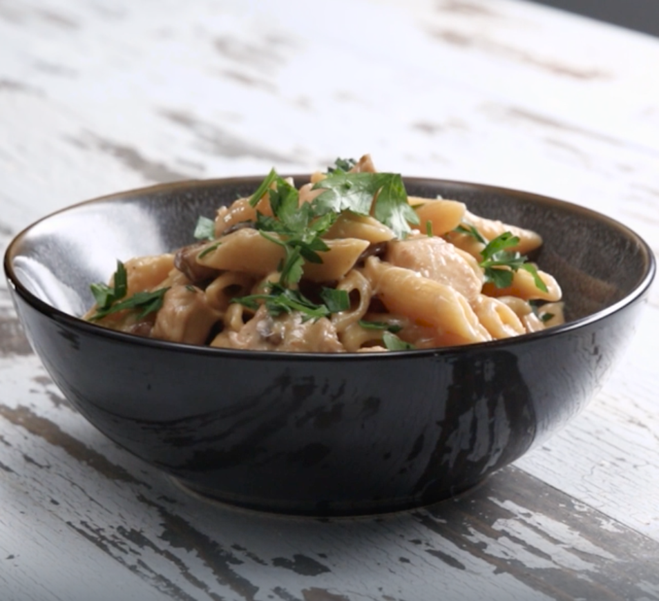 One-Pot Creamy Chicken Marsala Pasta
